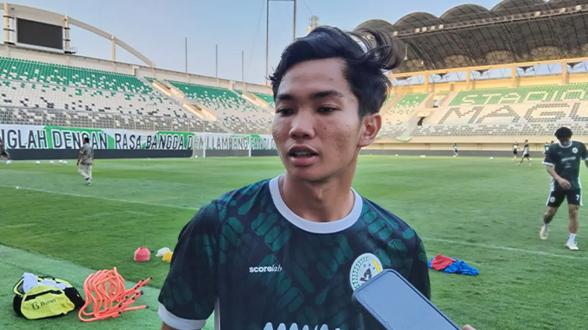 Gelandang PSS Sleman Dominikus Dion. (Rizky Wahyu/Radar Jogja)