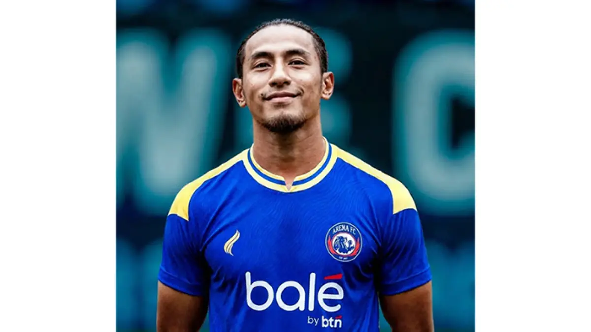 Hanif Sjahbandi berseragam Arema FC. (Istimewa)