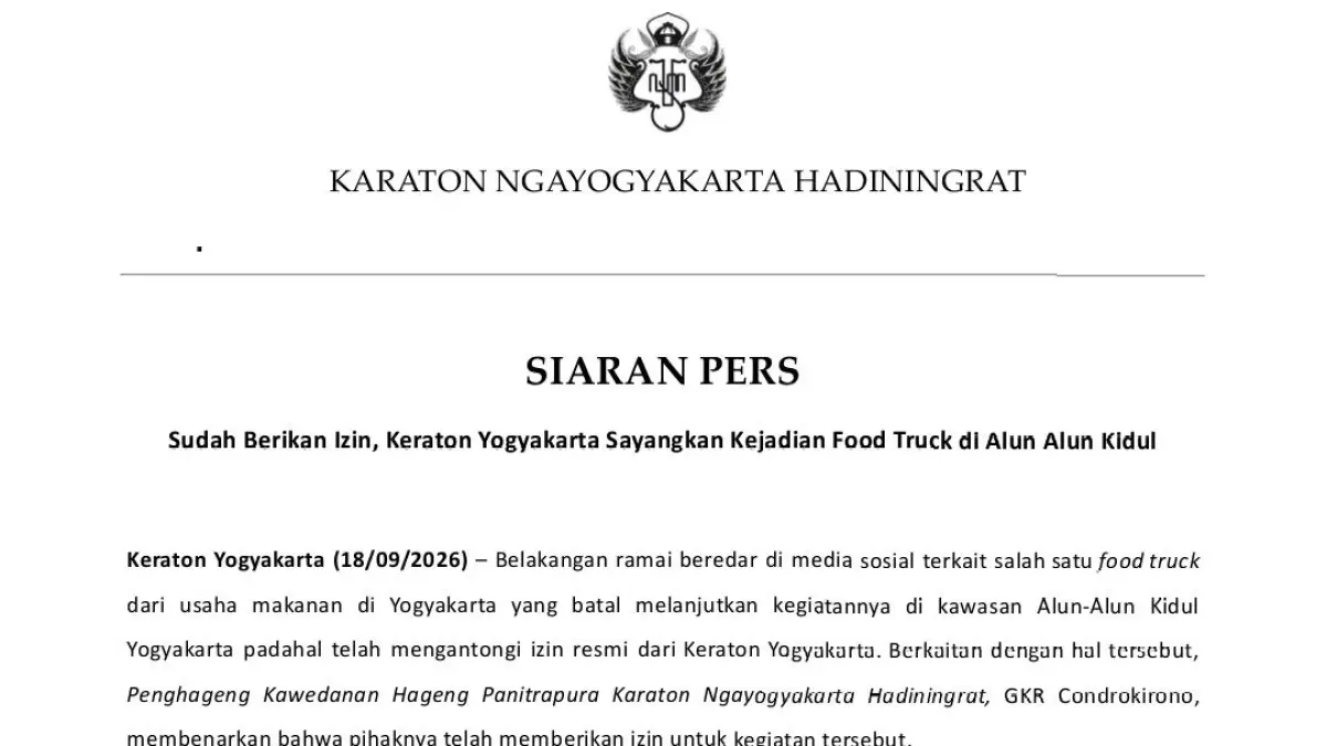 Sudah Kantongi Izin Keraton, Niat Usaha Food Truck di Alkid Malah Kandas Ditagih Pungli