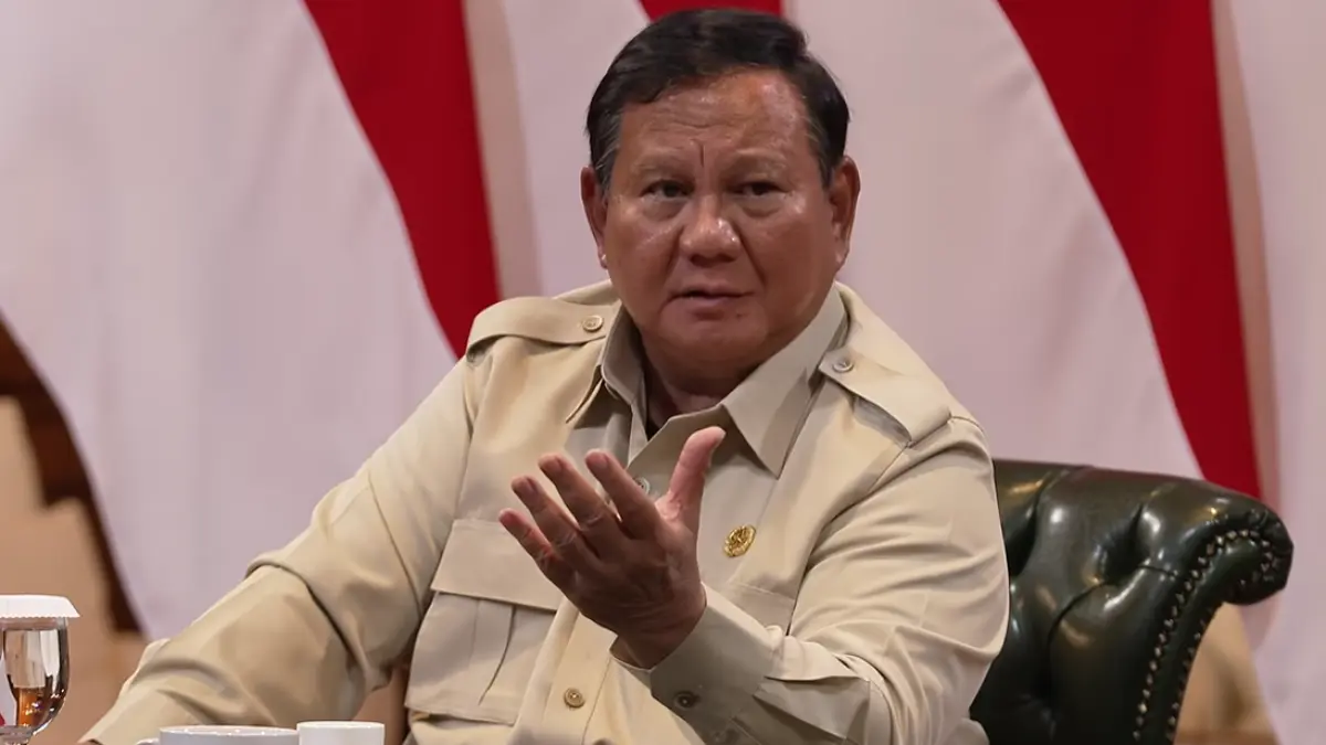 Presiden RI Prabowo Subianto. (Tangkapan Youtube/Prabowo Subianto)