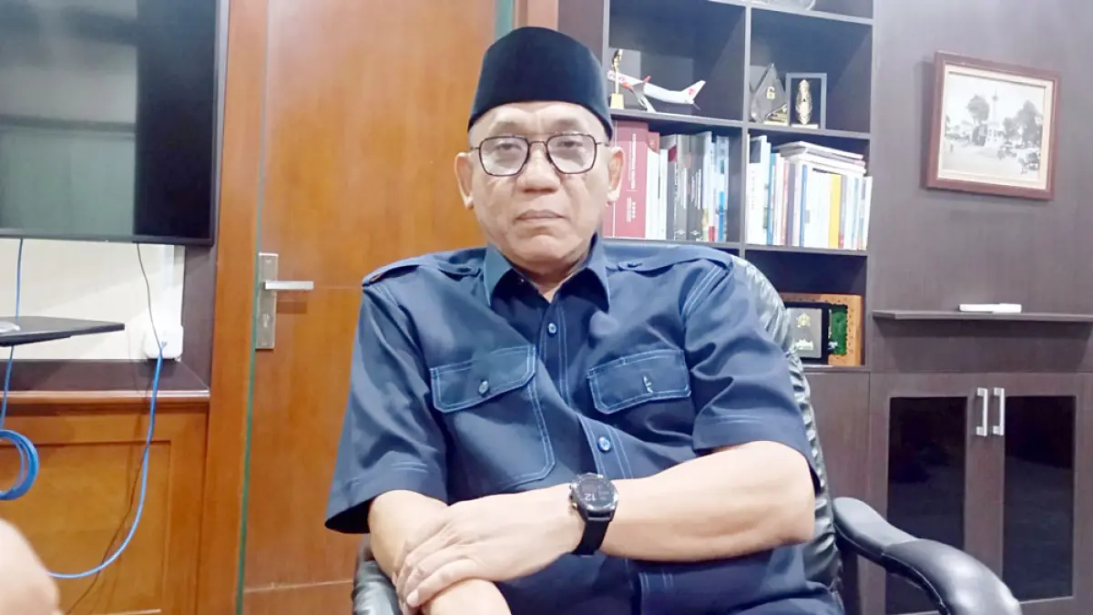 Wakil Wali Kota Jogja Wawan Harmawan saat ditemui di kantornya, Jumat (18/9). Iwan Nurwanto/Radar Jogja