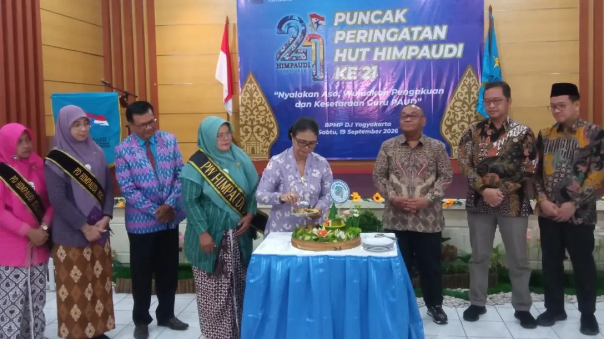 HUT Ke-21 HIMPAUDI di BPMP DIY di Kalasan, Sleman, Sabtu 19 September 2026.