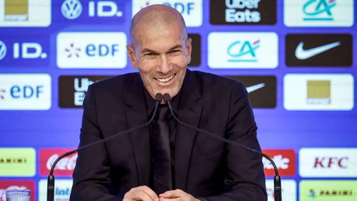 Pelatih Prancis, Zinedine Zidane panggil lima wajah baru untuk perkuat Les Blues di Nations League.