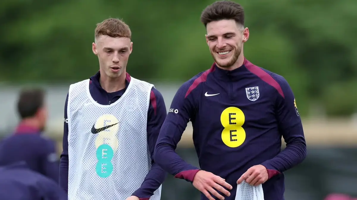 Cole Palmer dan Declan Rice