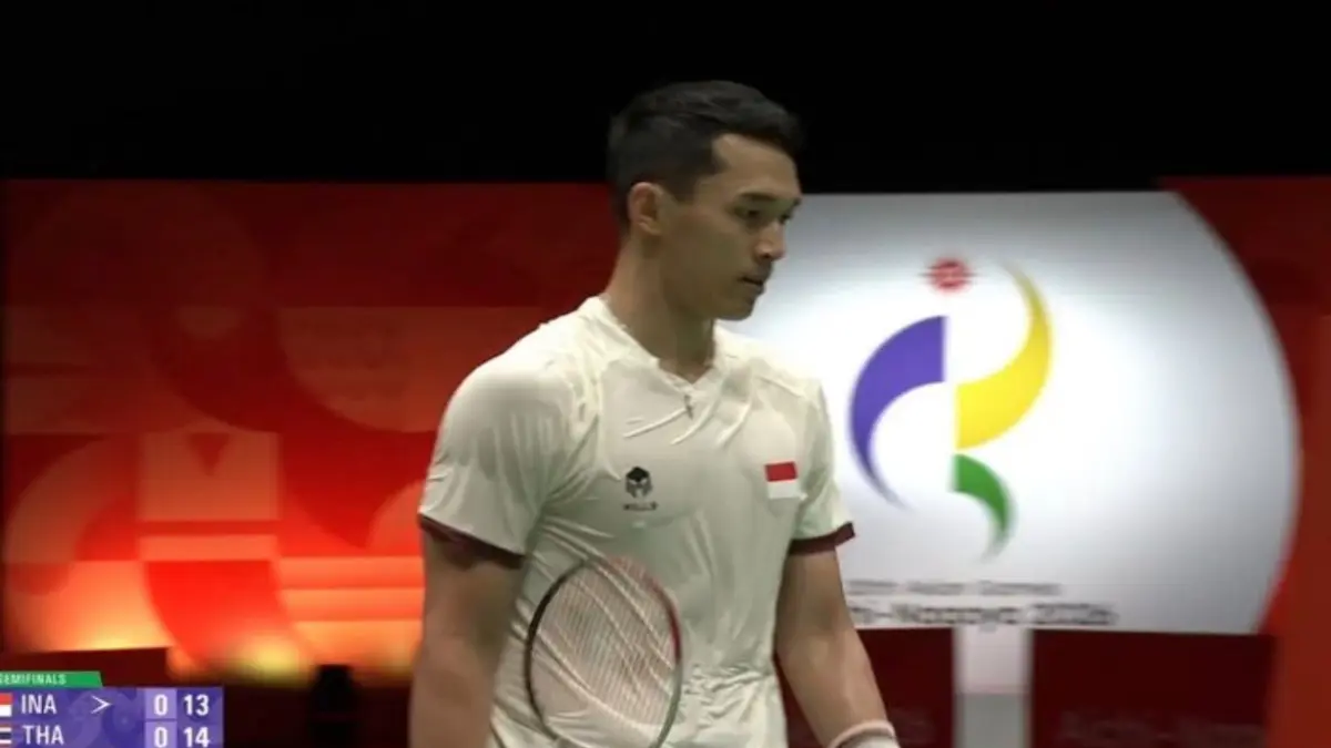 Jonatan Christie Tumbang dari Kunlavut, Indonesia Tertinggal 0-1