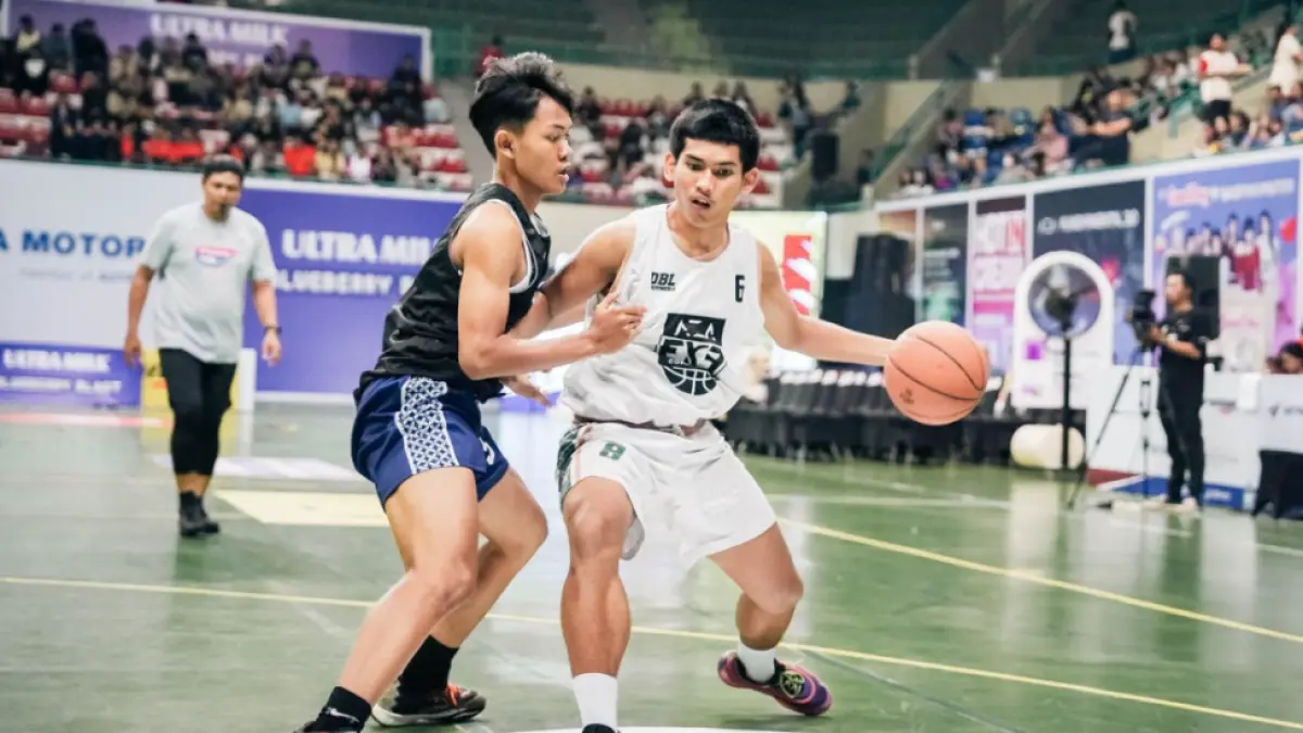 Momen pertandingan Final Party AZA 3X3 Competition 2025 D.I Yogyakarta sektor putra. (dbl.id)