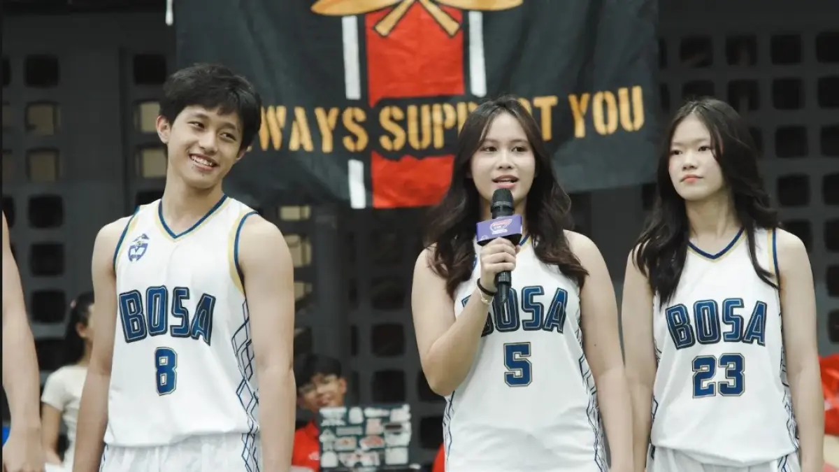 Tim basket SMA BOPKRI 1 Yogyakarta atau BOSA