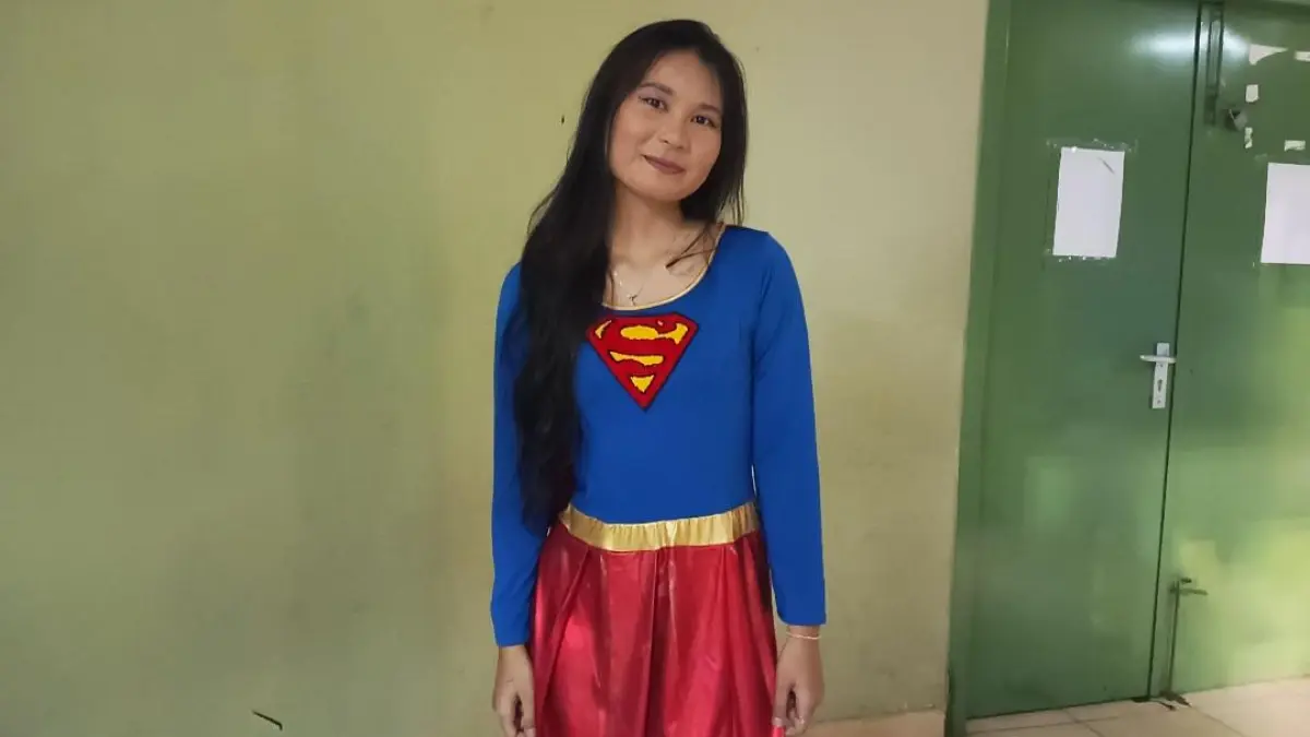 Maskot Wonder Woman dari Stero Jogja. (Foto: Franzeska Aurellea Paskaningtyas)