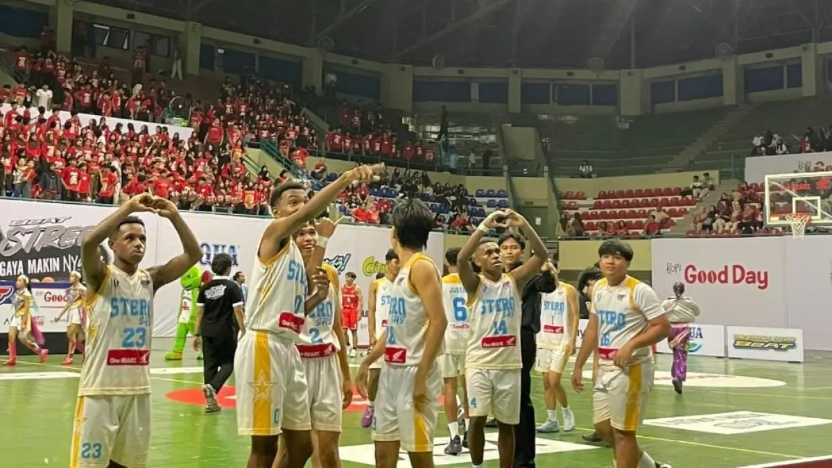 Selebrasi pemain STERO usai Kalahkan Padmanaba (Foto: Heildan)