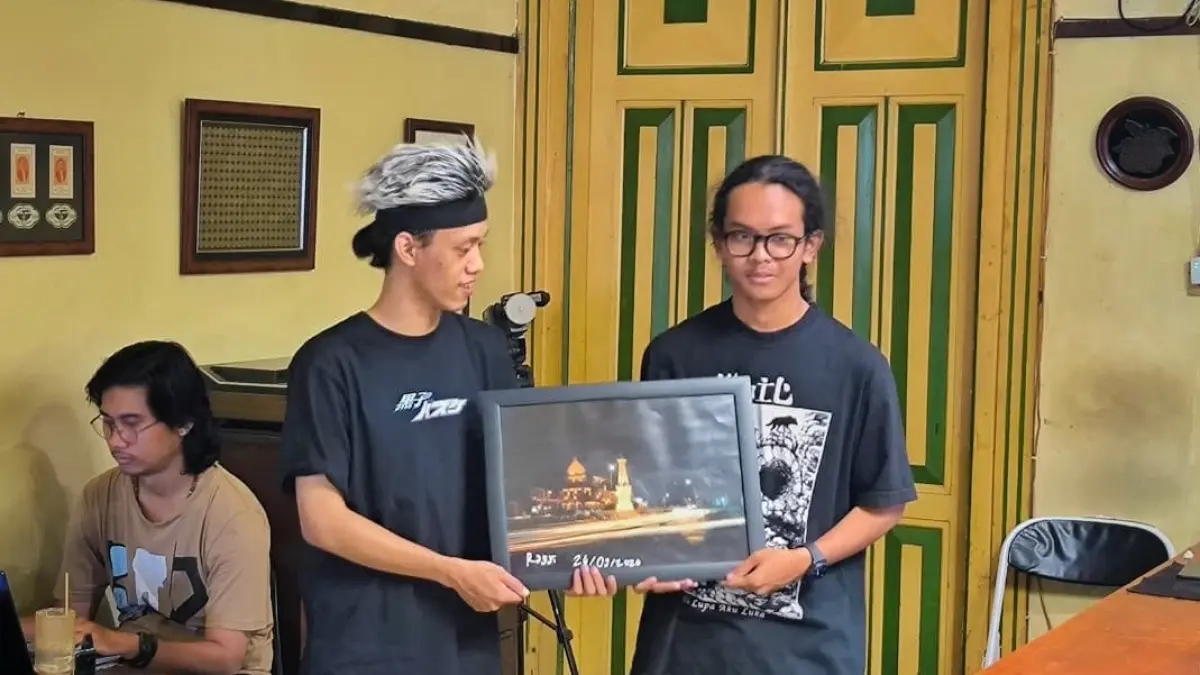 Anggarakzza Rayyi Pagihari, siswa kelas VIII SMP Sanggar Anak Alam (SALAM) Yogyakarta.
