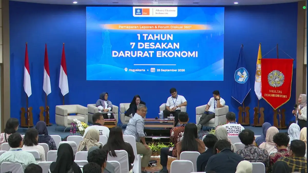 Jeritan Hati dari Jogja, Ketika Ekonom, Budayawan, dan Mahasiswa Bersatu Menyentil Arah Negeri dari FEB UGM, Jumat 25 September 2026. (SC YouTube)