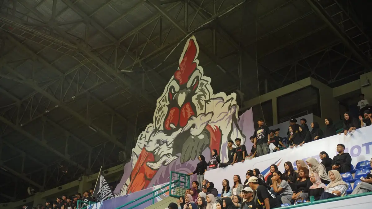 Suporter SMAN 2 Bantul. (Foto: Rayhan)