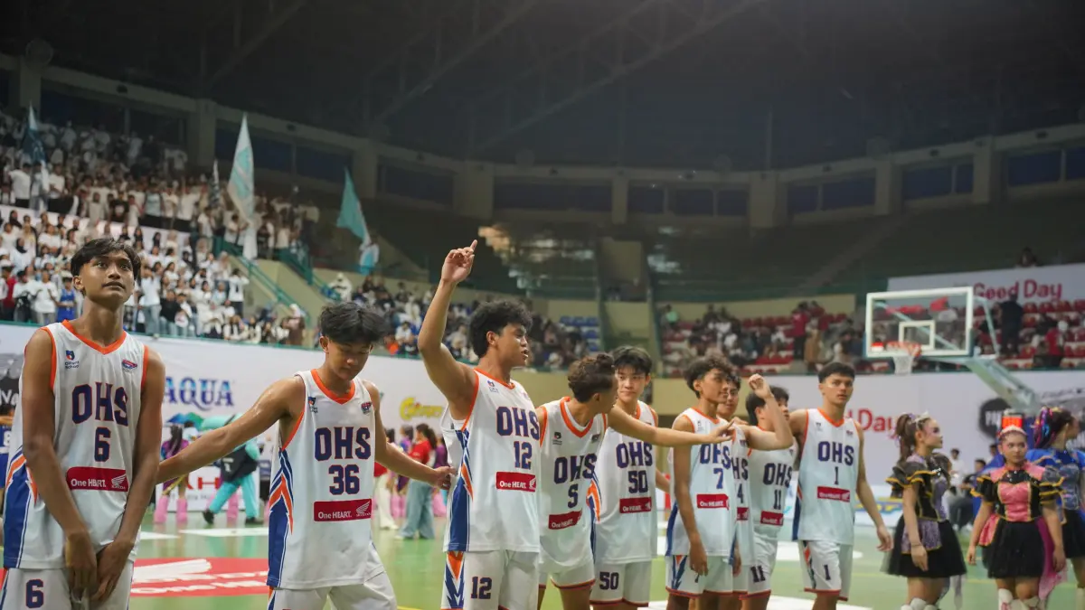 Tim basket putra SMA Olifant. (Muhammad Rizal Kurniawan)