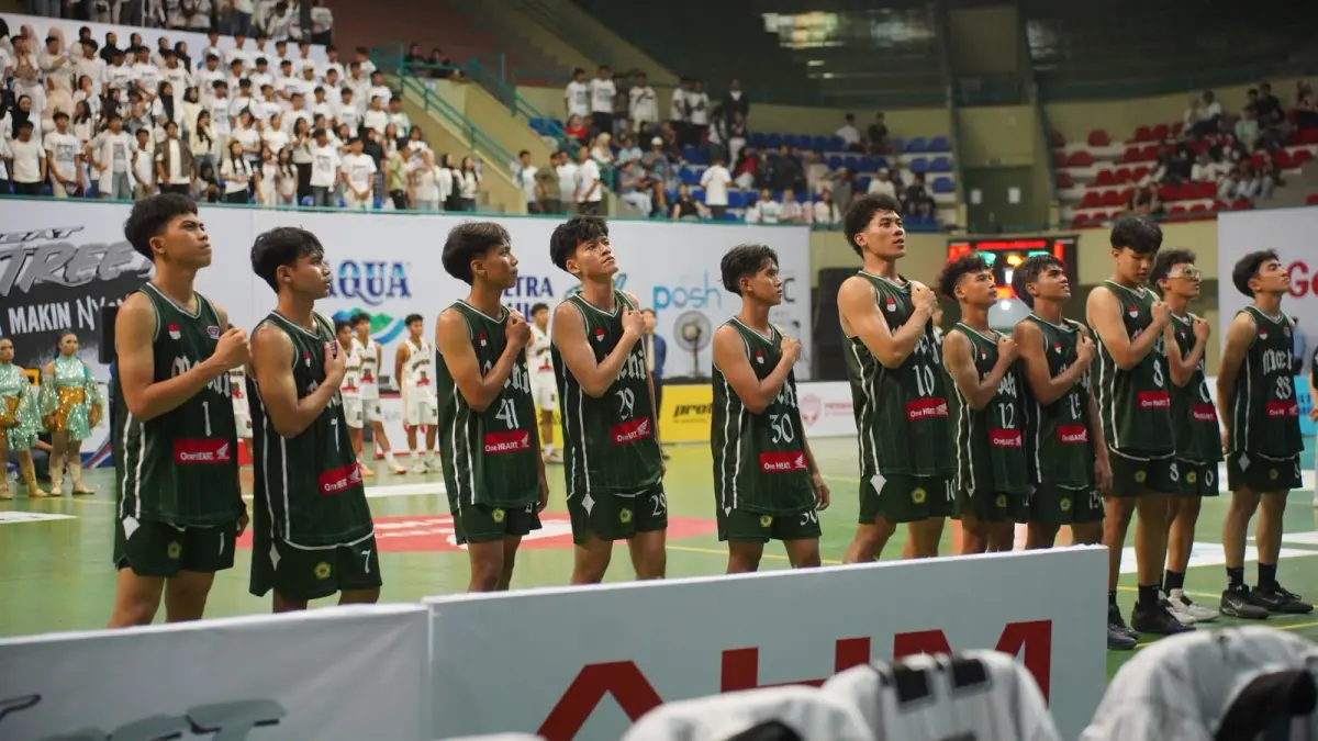 Tim basket putra SMA Muhammadiyah 1 Yogyakarta (MUHI)