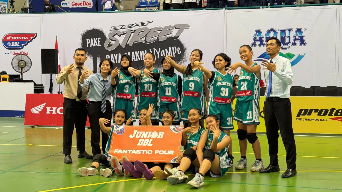 JUNIOR DBL: Honda DBL with Kopi Good Day 2026 D.I Yogyakarta, Tim Putri SMP Pradnyasiwi Sleman Kalahkan SMP Stece Jogja&nbsp;.
