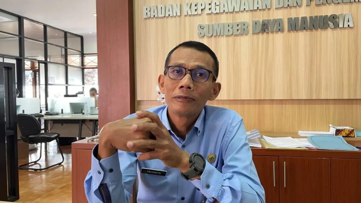 Sekretaris BKPSDM Kabupaten Bantul Triyanto. (Aris Romadhon/Radar Jogja)