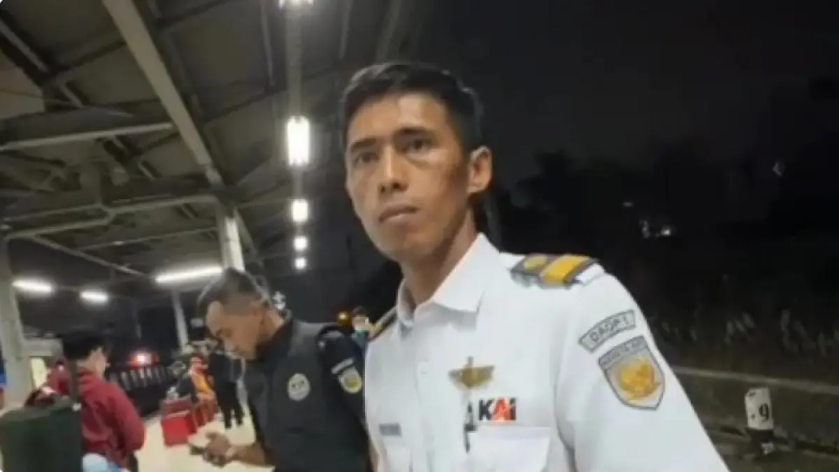 Sosok AN, Masinis KA Argo Bromo Anggrek. (YouTube Trainspotter ID)