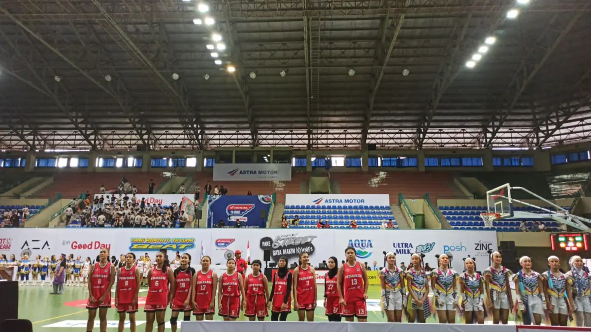 Tim Putri Padmanaba usai mengalahkan Eleven di GOR UNY, Rabu 30 September 2026.