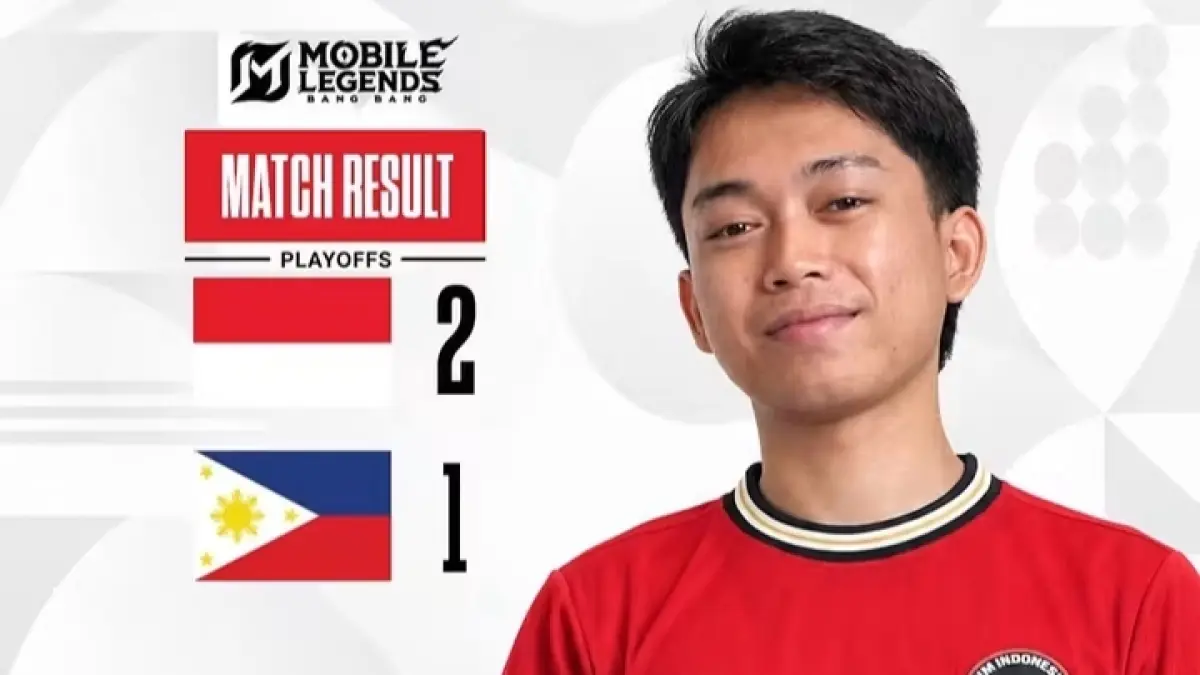 Timnas MLBB Indonesia melangkah ke babak semifinal ASEAN Games 2026 setelah kalahkan Filipina. (fb Revival TV)