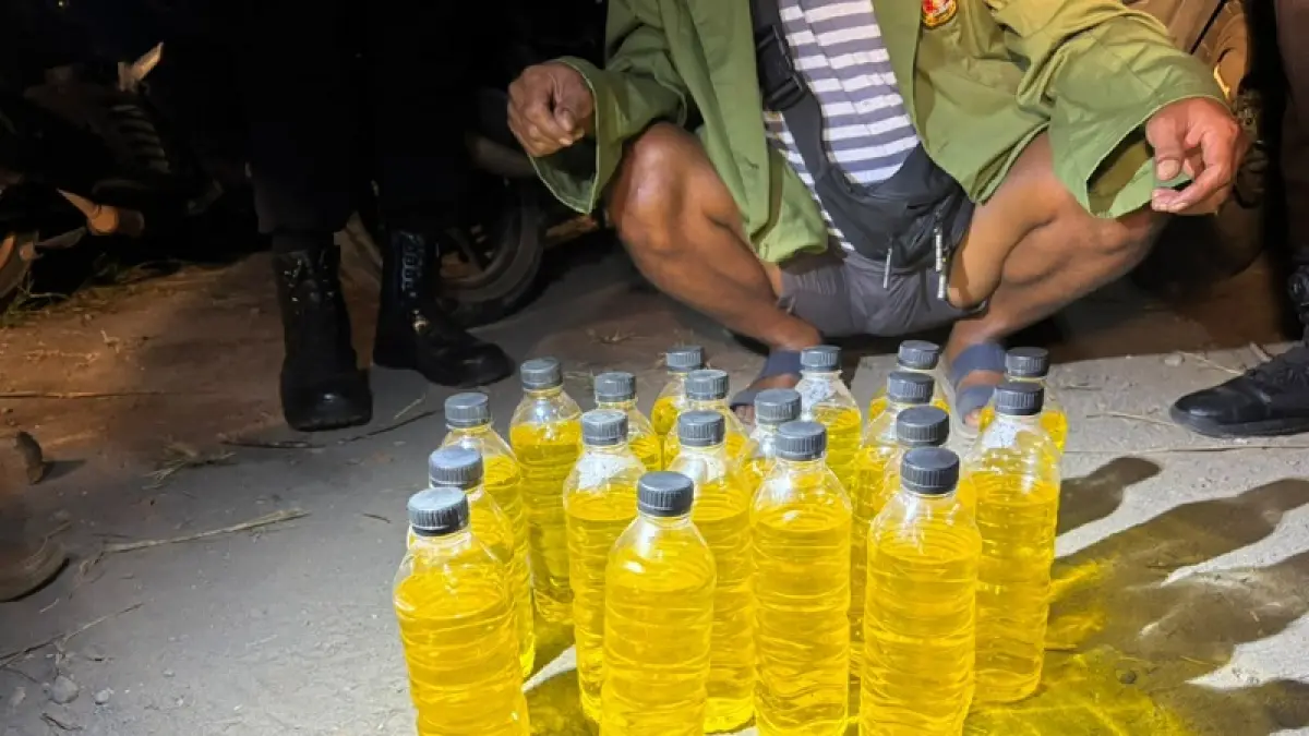 BARANG BUKTI: Sejumlah minuman beralkohol yang berhasil disita Polres Bantul dari hasil razia. jogja.polri.go.id