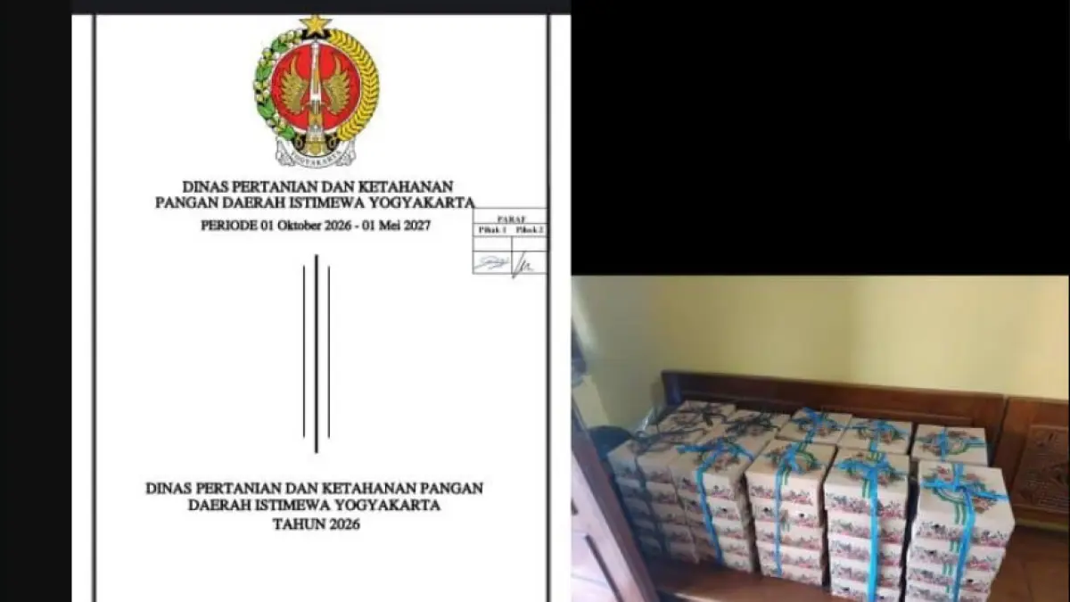 Bukti SPK plasu dari pelaku dan nasi box yang telah dipesan (Dok. X: @merapi_uncover)