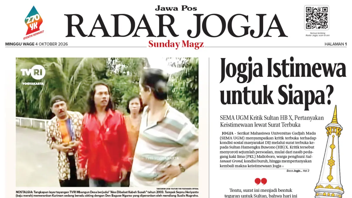 Radar Jogja Edisi 4 Oktober