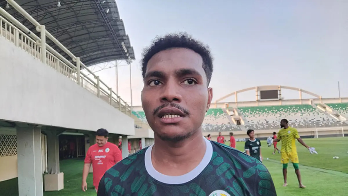 Gelandang muda PSS Sleman Markus Madjar. (Foto: Rizky Wahyu/Radar Jogja)