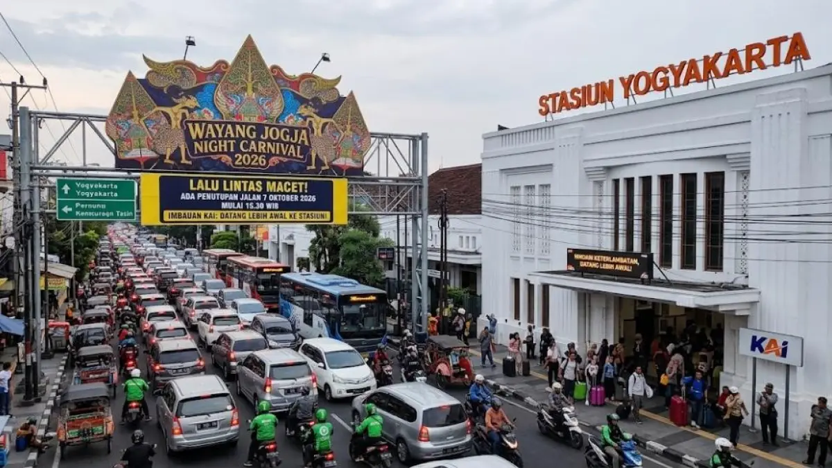 ILUSTRASI: Kemacetan yang bakal terjadi saat digelar JWNF.