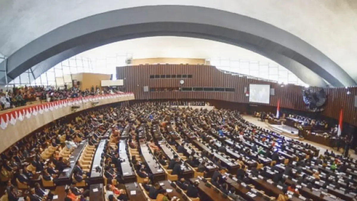 Suasana ruang rapat DPR RI di Gedung Nusantara II, kompleks parlemen, Senayan, Jakarta. (Sumber: DPR RI)