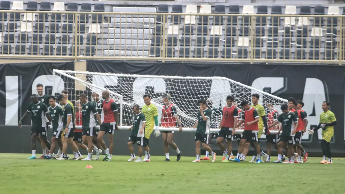 Latihan pemain PSS Sleman di MagIS