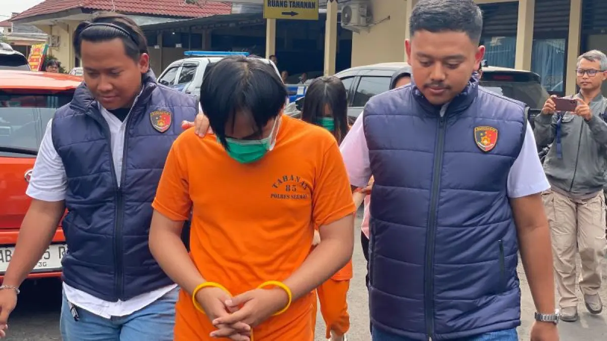 Pelaku pembuang bayi di Kalasan. (Istimewa)