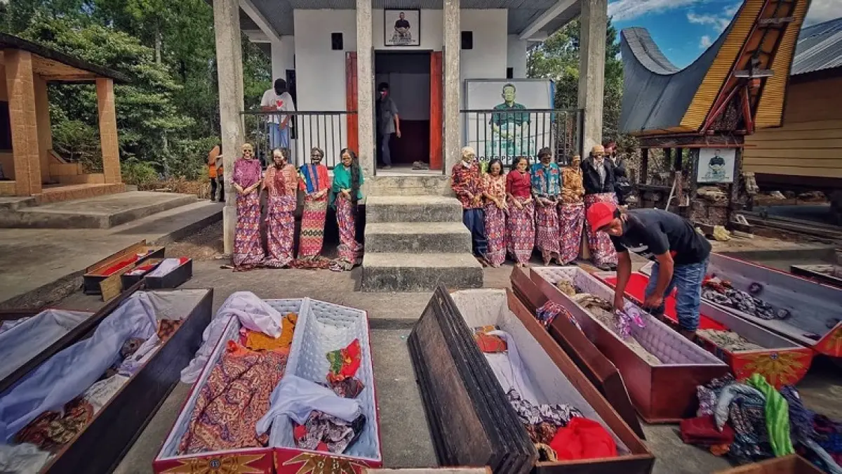 Ritual Ma’nene yang ada di Toraja. (ISTIMEWA)