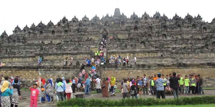 Ilustrasi Candi Borobudur. (RADAR JOGJA FILE)