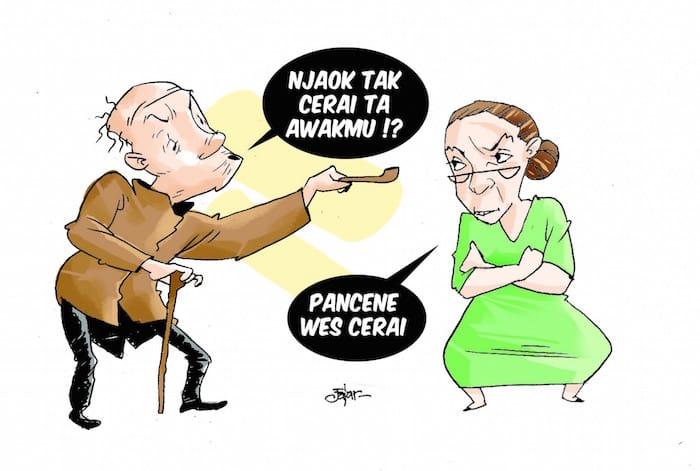 Ilustrasi cerai.
