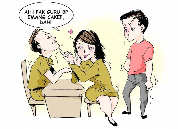 Memiliki istri cantik, ternyata tidak sepenuhnya membawa berkah.  Inilah yang dialami Donlesi. Pria 39 th ini justru mumet punya istri secantik Sephia, 35. Soalnya banyak yang naksir.
