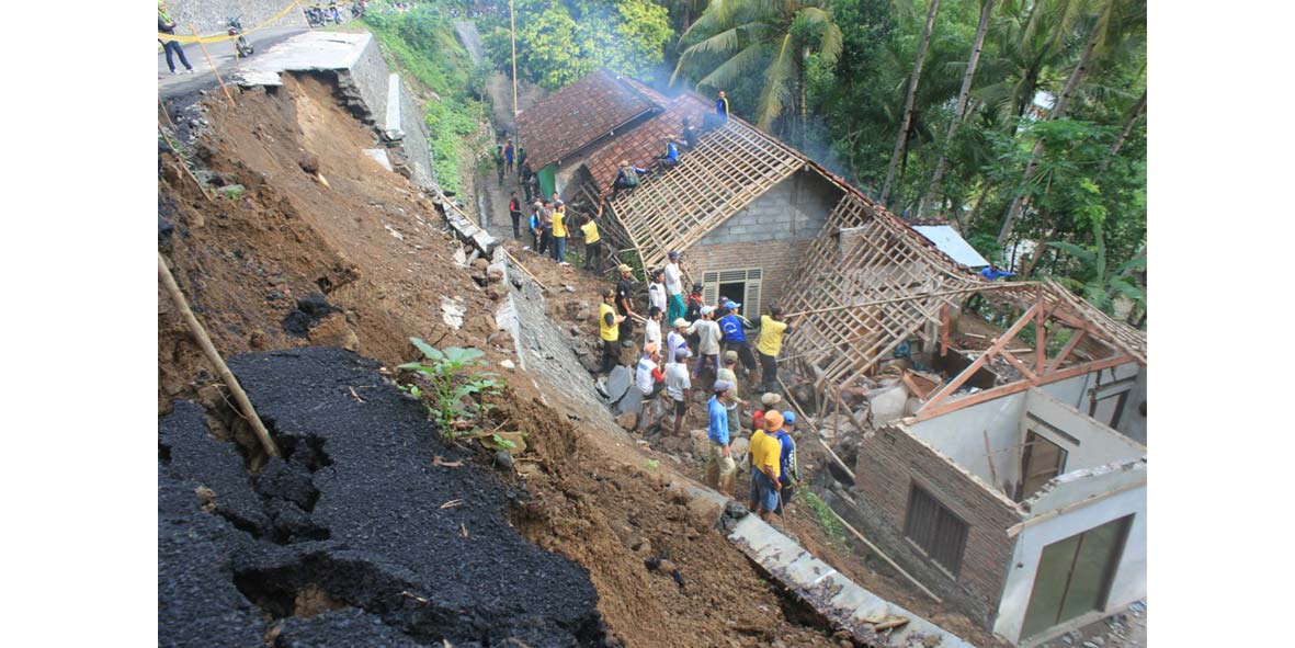 Illustrasi Longsor (File Radar Jogja)