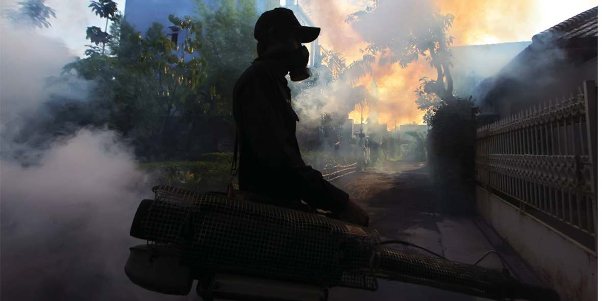 LAMBAN: Warga Padukuhan Rt.3/Rw.09, Kalurahan Wates, Kapanewon Wates, Kabupaten Kulonprogo menilai Dinas Kesehatan setempat lamban dalam hal penanganan demam berdarah di wilayah tersebut. (DOK.RADAR JOGJA)