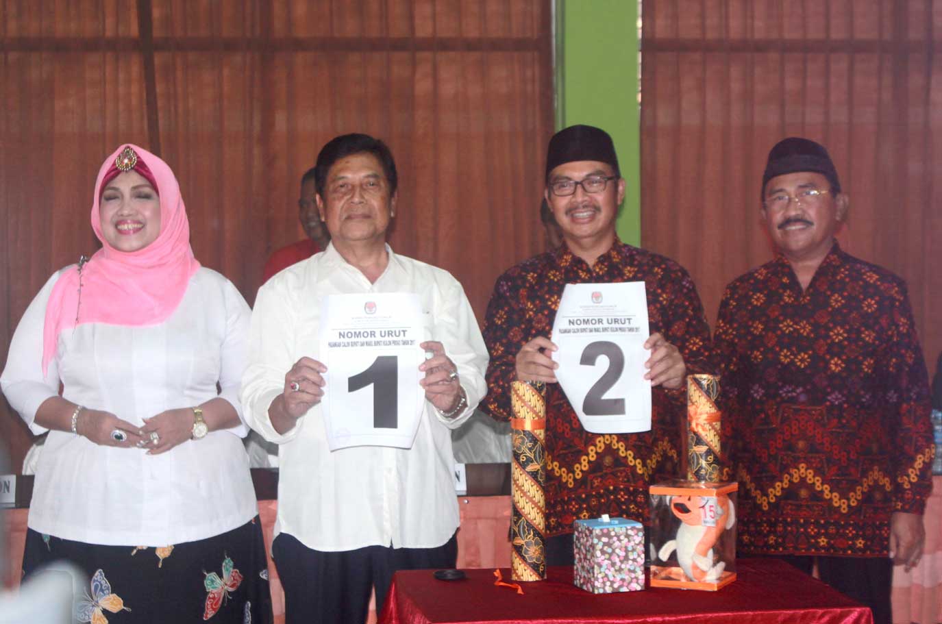 Pasangan calon pilihan Bupati Kulonprogo