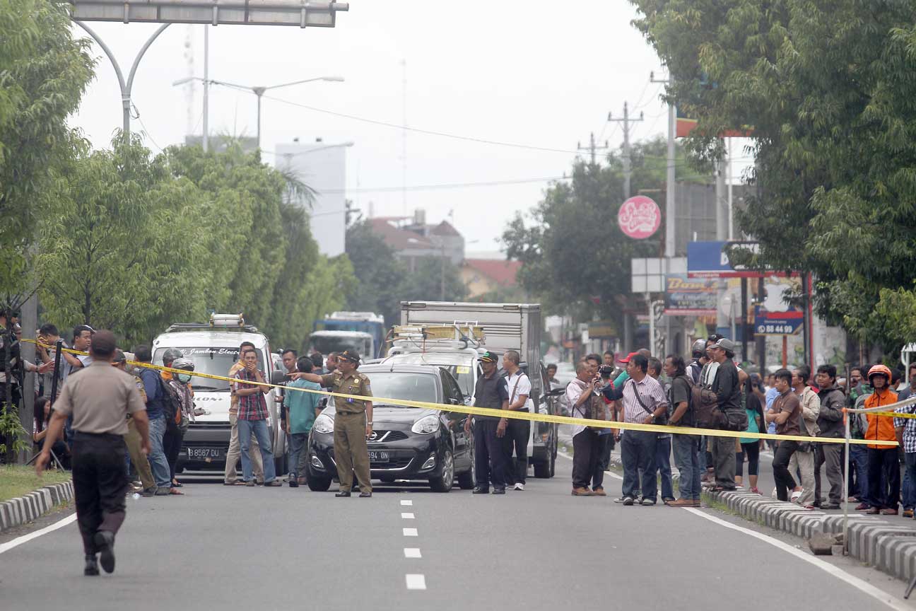 ADA BOM? : Situasi Ringroad Utara Macet (GUNTUR AGA TIRTANA/RADAR JOGJA)