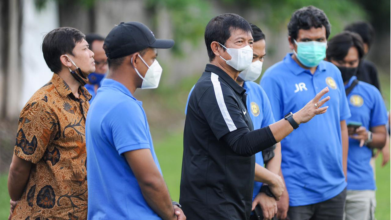 Pelatih Timnas sepakbola di ASIAN GAMES Indra Sjafri