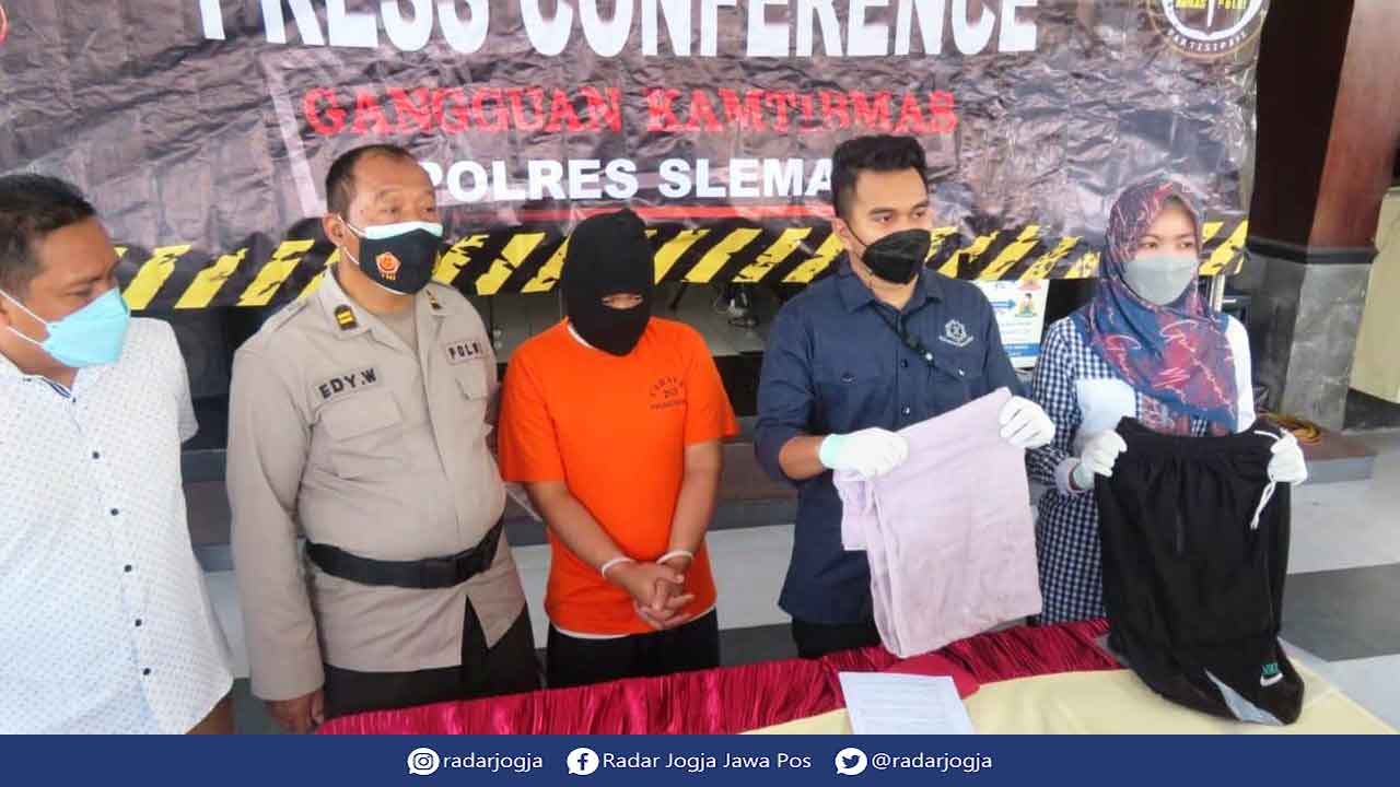 TEGA:Aksi bejat SND tega memperkosa  dua anak kandungnya sendiri berinisial sendiri, YEP, 18 dan YDP, 16, telah berlangsung hampir setiap hari dari medio 2013 hingga 2021. (DWI AGUS/RADAR JOGJA)