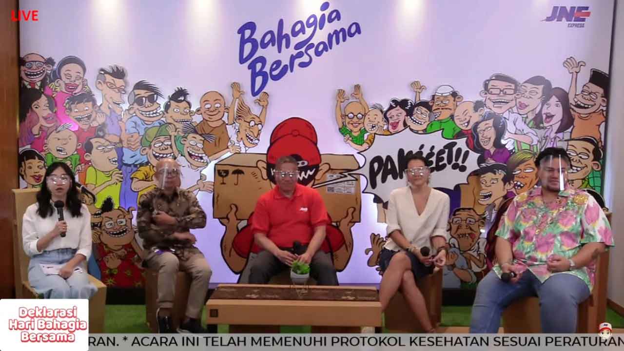 HARI BAHAGIA BERSAMA: JNE mendeklarasikan