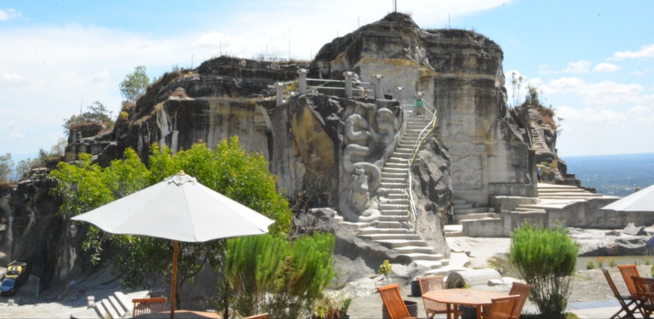 TELAH: Taman Tebing Breksi juga telah mengantongi sertifikat Cleanliness, Health, Safety and Environment Sustainability (CHSE). (DOKUMENTASI PEMKAB SLEMAN)