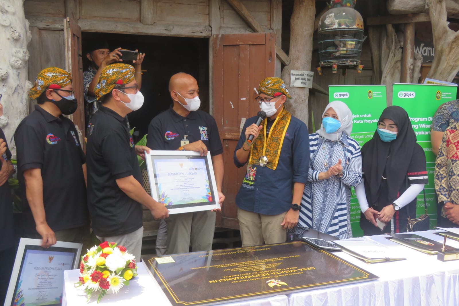 SELAMAT : Kampung Wisata Rejowinangun Jogjakarta masuk dalam daftar 50 Desa Wisata Terbaik di Indonesia.