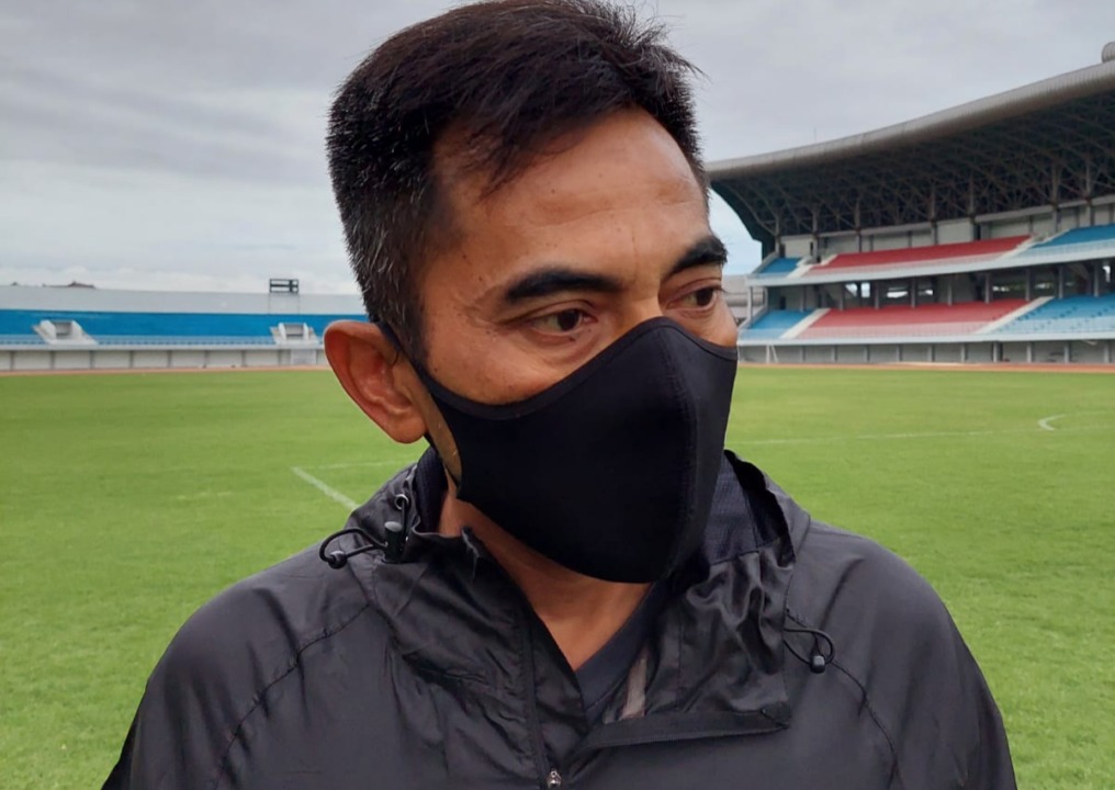 Pelatih PSIM Jogja Seto Nurdiyantara (ANA R. DEWI/RADAR JOGJA)