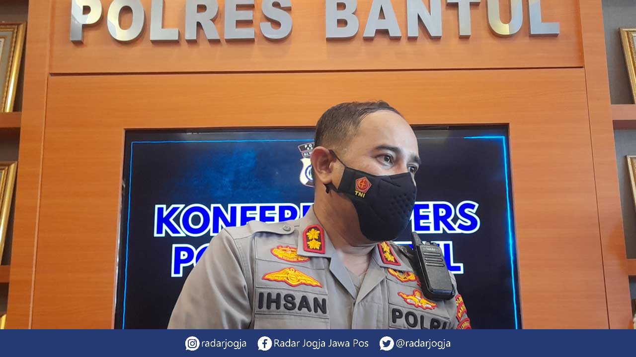 Kapolres Bantul AKBP Ihsan.(SITI FATIMAH/RADAR JOGJA )