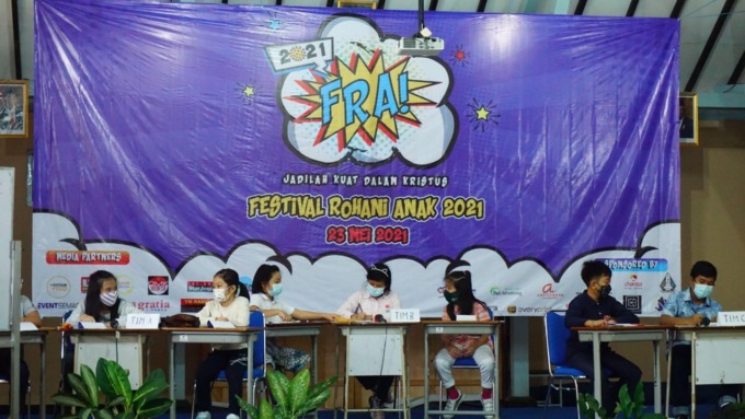 BAKAT: Event tahunan program kerja OSIS Padmanaba, Festival Rohani Anak, kembali digelar tahun 2022 ini. (FRA PADMANABA FOR RADAR JOGJA)