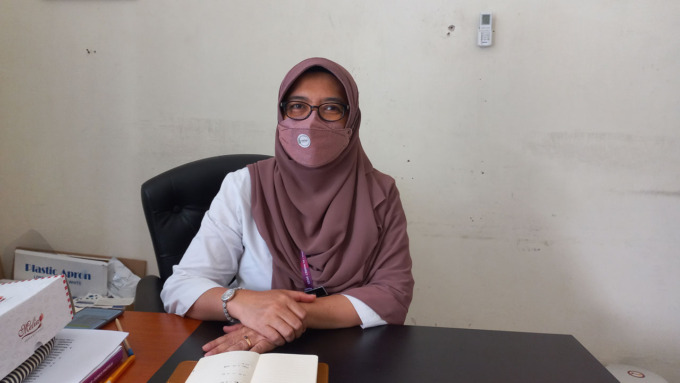 Kepala Bidang Pencegahan dan Pengendalian Penyakit Dinkes Sleman Khamidah Yulianti.(MEITIKA CANDRA LANTIVA/RADAR JOGJA )