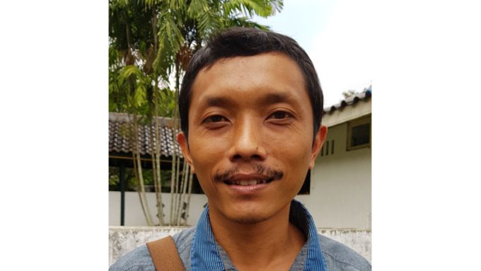 Heri Prastowo Pengguna obat nyamuk bakar warga Glodokan, Pulutan, Wonosari.(ISTIMEWA)