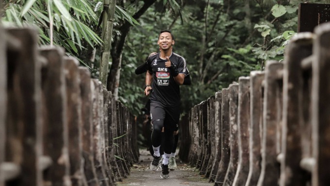 MEMBAIK: Ega Rizky dan Saddam Gaffar sedang dalam masa recovery akibat cedera. Kondisi mereka berangsur membaik. Bahkan Ega Rizky sudah mengikuti pemusatan latihan PSS Sleman di Kaliurang.(DOK PSS Sleman)
